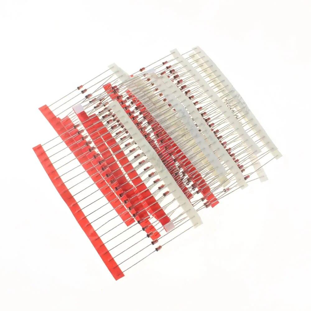 1 W Zener-Dioden-Set, Spannungsregler-Dioden-Set der Serie 1N47, elektronische Komponente