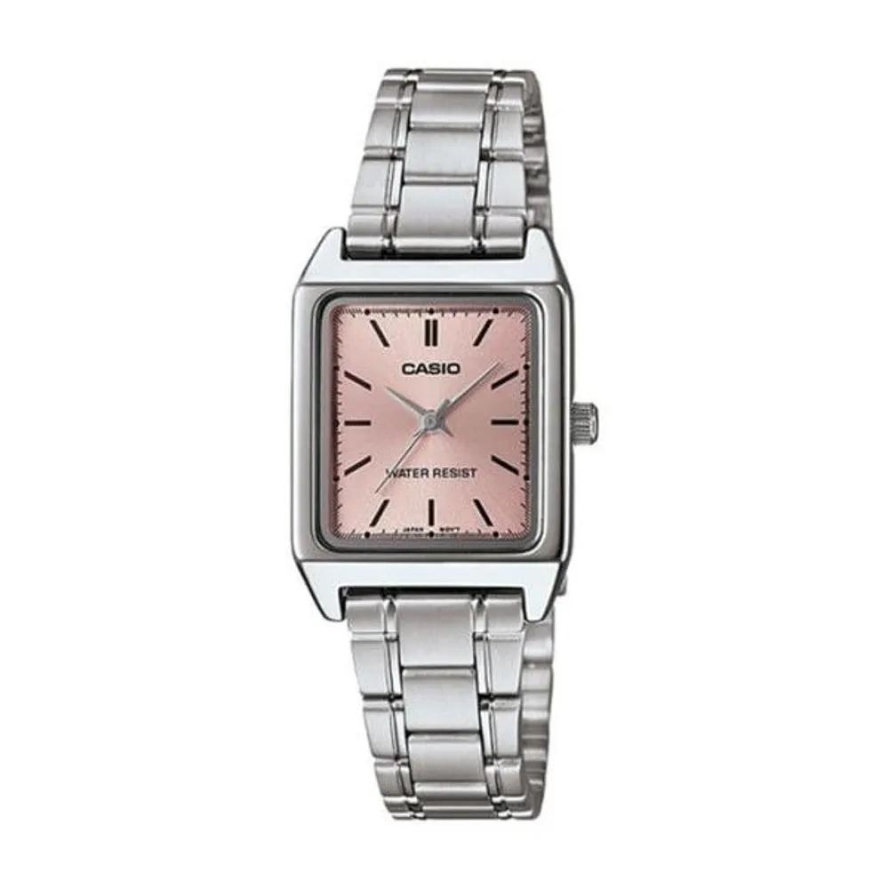 [Cio] LTP-V007D-4E Women s Square Analog Metal Wristwatch