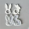 Heat Resistant Rabbits Silicone Mould For Easters Craft Casting And Decorative Figurines