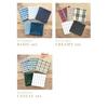B-PLAID Handkerchief Men Made Japan Set 3 5 Large Size 4848cm Check Pattern Quick Dry Absorbent Thin Gift