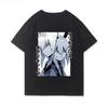 Uma Musume Pretty Derby Oguri Cap & Tamamo Cross Anime Rozdělený Grafický Unisex Těžká Bavlna Oversized Streetwear Tričko
