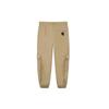 Li-Ning Badfive Changan Youth Embroidered Logo Loose Tapered Casual Pants Men Bottoms Khaki AKXR619-2