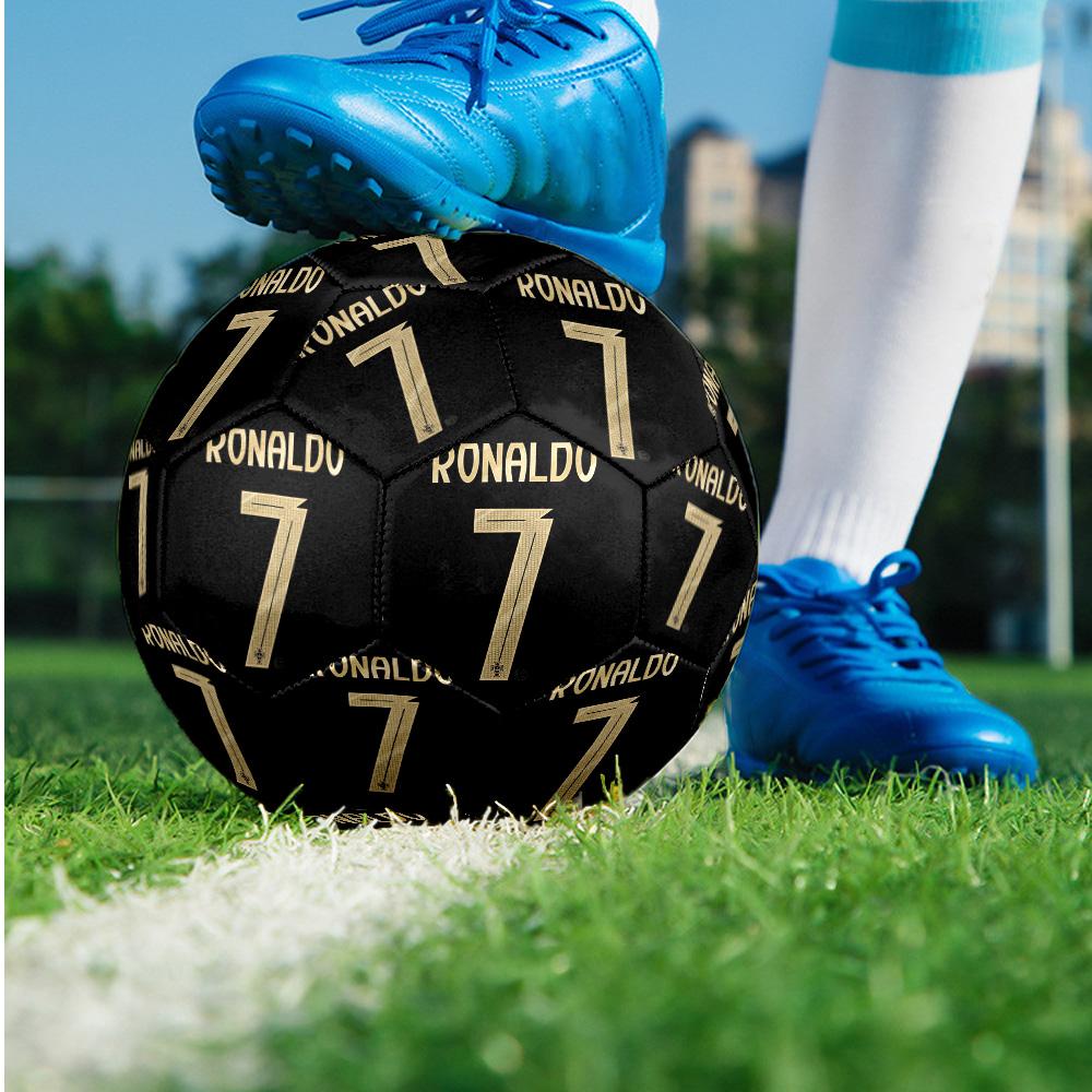 Pallone da calcio tema Cristiano Ronaldo Taglia 5 Pallone da calcio Tocco Morbido Pallone da calcio professionale per allenamento per sport all'aperto