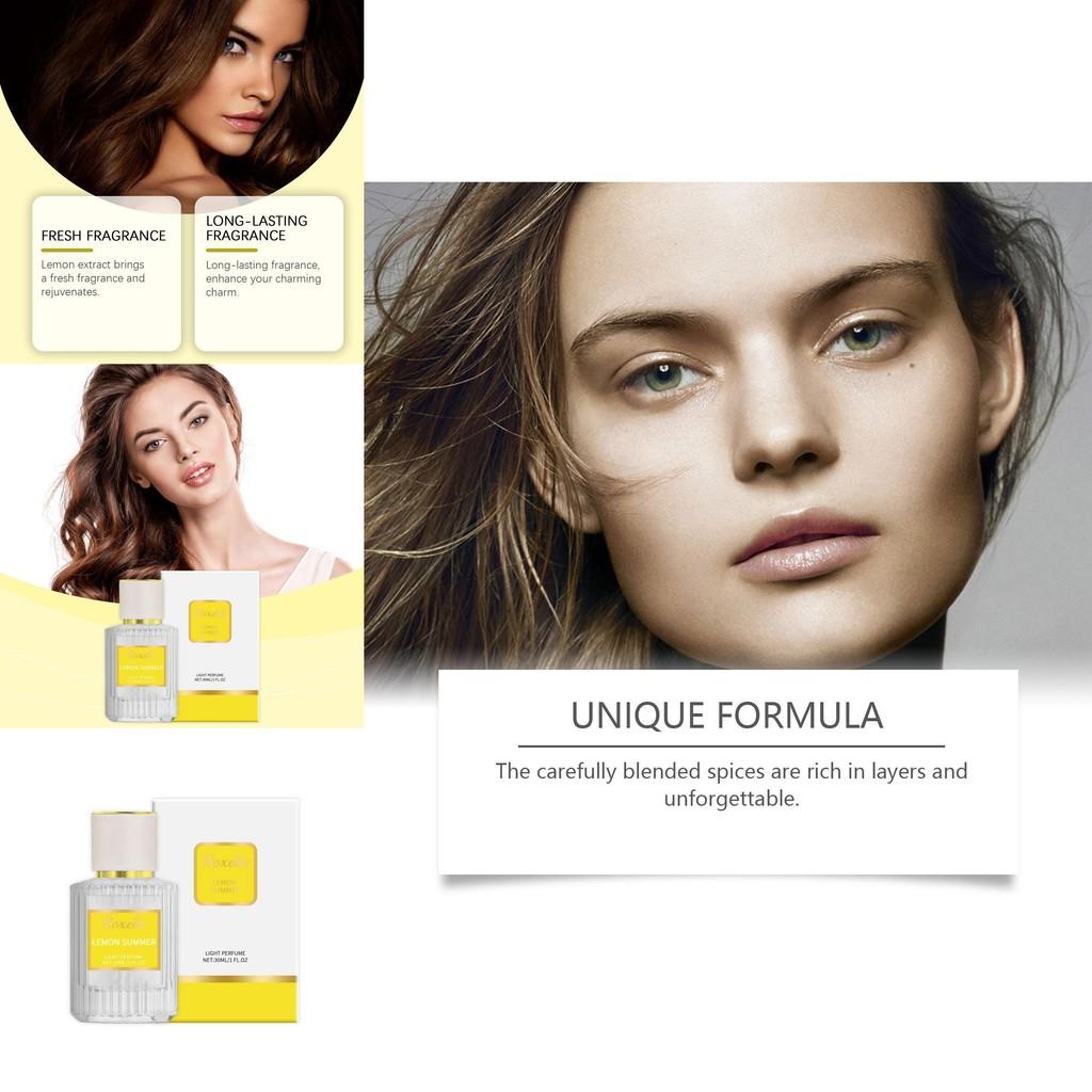 Refreshing Lemon Summer Enchanting Perfume Delightful Citrus Fragrance For Alluring Charm