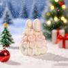 Christmas Bow Christmas Tree Aromatherapy Candle Silicone Mold DIY Plaster Resin Ornament Mold for Xmas New Year Home Decor