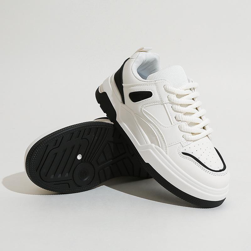 

Spring and Autumn new thick-soled little white shoes high-end board shoes women s autumn sports shoes bread women s shoes niche casual shoes 35