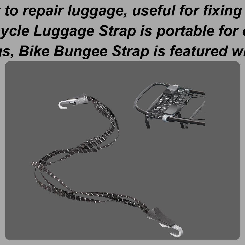 

Bicycle Luggage Rack Carrier Elastic Band with Hooks MTB Cycling Supplies Cargo Racks Tied Rubber Fixed Straps Rope Tape China Mainland