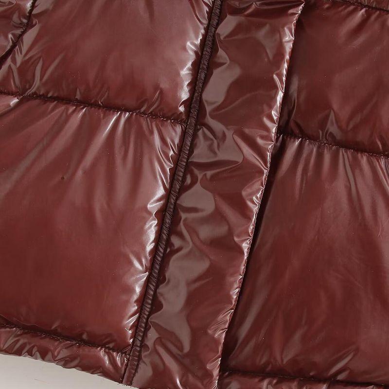 Kaslead New Arrival Women's Clothing Fashion Style Fashion All-Match Sequin Coating Short Cotton Jacket Vest