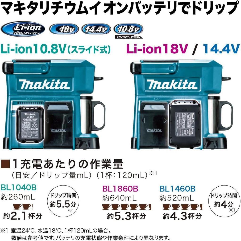 MAKITA Rechargeable Coffee Maker CM501DZ (Blue) Japan Domestic genuine products Ships from JAPAN