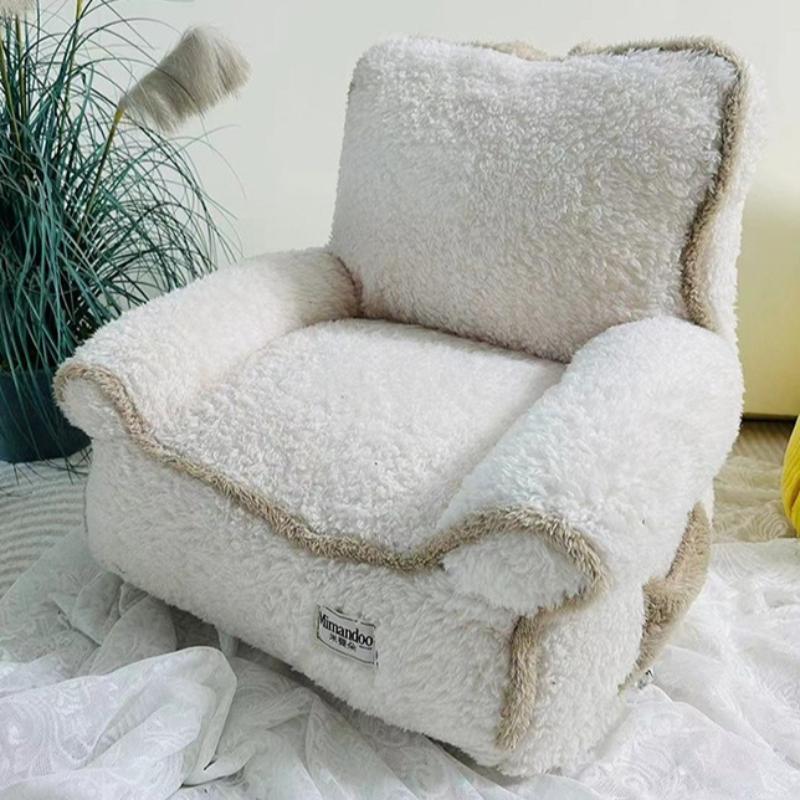 

Warm Cat Sofa Bed Sleeping Soft Teddy Detachable Dog Sofa Bed Couch Luxury Small Medium Puppy Sofas Beds Cheap Pet Supplies