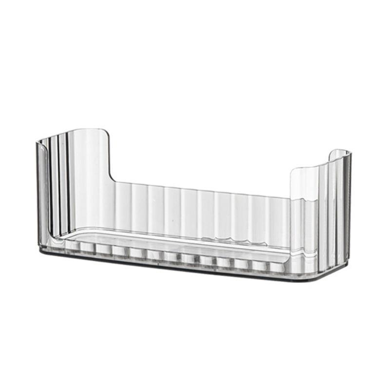 652F Klare Make-up-Aufbewahrung Badezimmer Kosmetik Organizer Luxuriöses Klares Make-up-Etui PET+PS Kosmetik-Organisationsetui