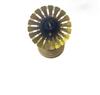 Modern Wall Sconce Light Brass Cone Shade Mid Century Wall Lamp Vintage Style Perforated Light Fixture Bedroom Hallway Bathroom Lighting