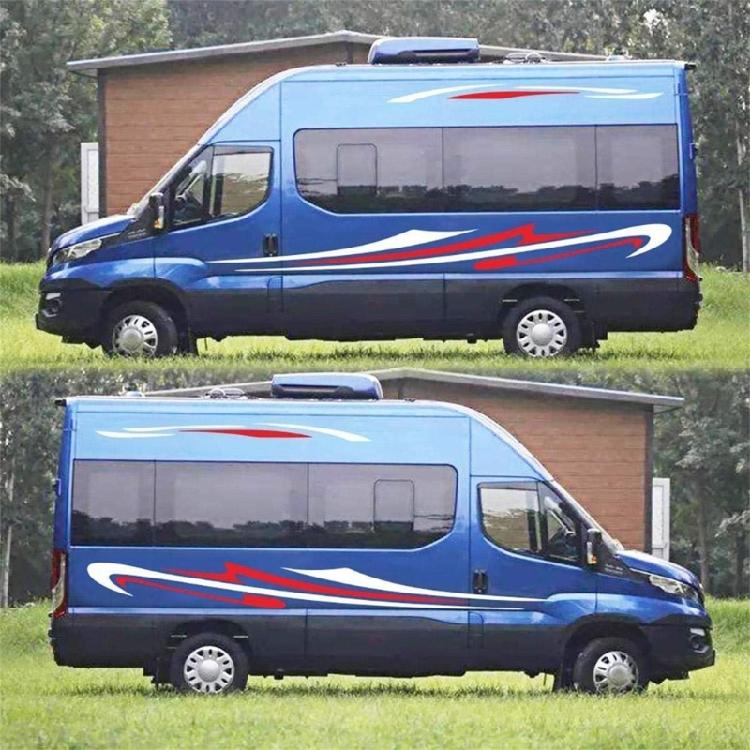 Versatile Car Side Stripes Sticker Scratch Resistant Eye Catching Campers  Side Stripes Sticker Set for Motorhome