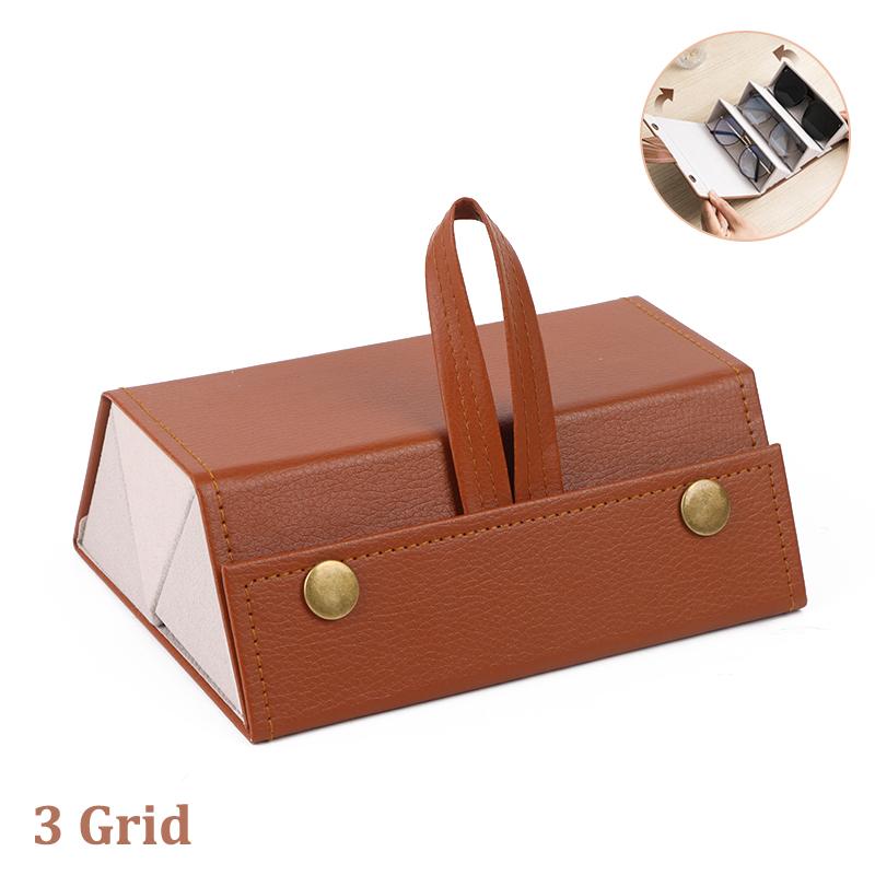 

Портативный органайзер для очков 3/4/5/6 многослотовый дисплей для хранения очков для путешествий 16*12.5cm