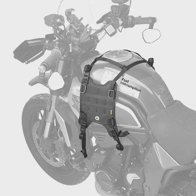 Motocyklová vesta Rhinowalk Rhono na palivovou nádrž se systémem Molle pro cestování