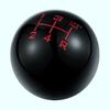 Abfer 5 Speed Shift Knob Billiard Ball Shifter Stick Handle Head Fit Most Automatic Manual Car Truck,Black