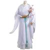 Anime Xie Lian Cosplay Costume Tian Guan Ci Fu Xielian Cosplay White Han Fu Clothes Wig Suit Halloween Costumes for Women Men
