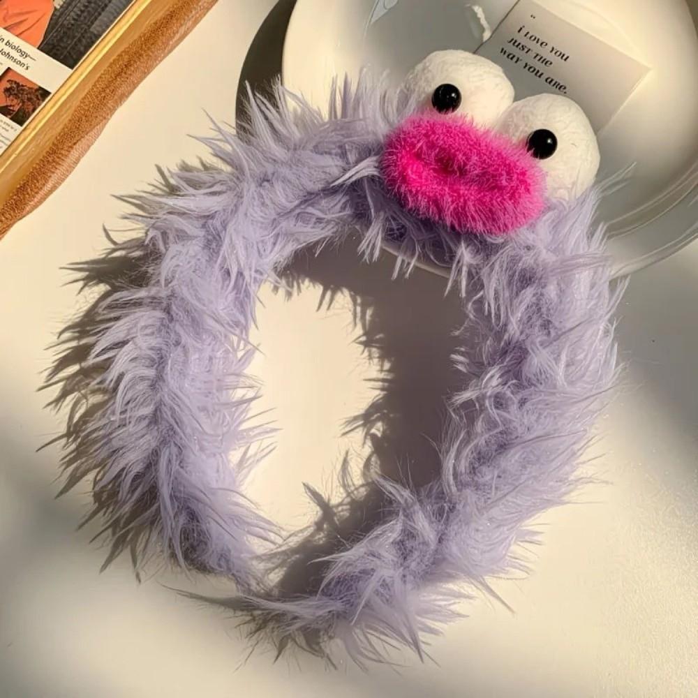 Colorful Headband Plush Funny Hair Hoop Creative Cosplay Hairband