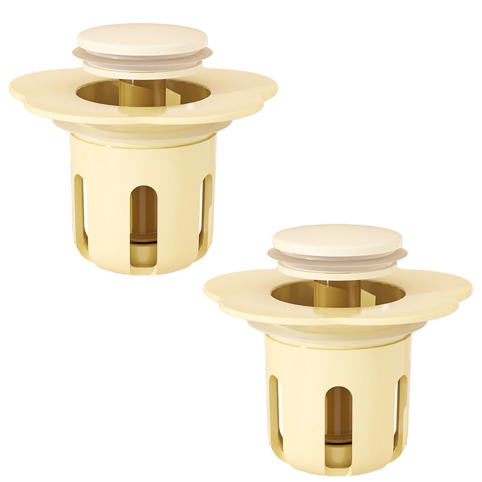 Bathroom Sink Stopper Universal Pops-Up Drain Fitting Fits For 34-40mm Diameter Drainer 1pc