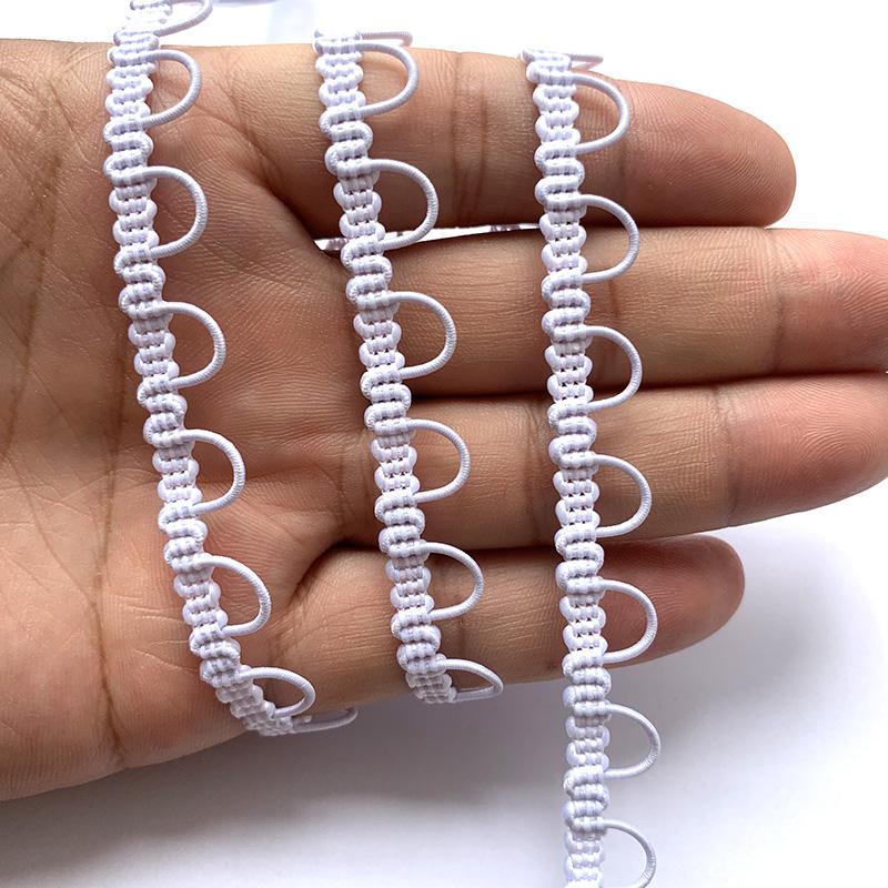 5m/16.4ft each pack white black lace trims ribbons curve lace fabric sewing centipede wedding braided curtain dress DIY accessor