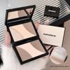 Kakashow 3D Contouring Palette: Light & Shadow Three-Color All-in-One for Sculpting & Nose Shadowing