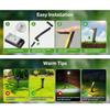 Patio Walkway Solar Lights 1/2/4 PCS LED Garden Path Spotlight Waterproof Outdoor Yard Driveway Decoration Lighting Equipment