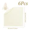 6Pcs 43X43cm Satin Table Napkin Soft Handkerchief Romantic Wedding Birthday Banquet Square Table Napkins Dinner Party Decoration