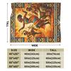 Super Soft ART African Ethnic-Style Throw Blanket Premium Fleece Flannel Lightweight  Bed Blanket Cozy Plush Blankets