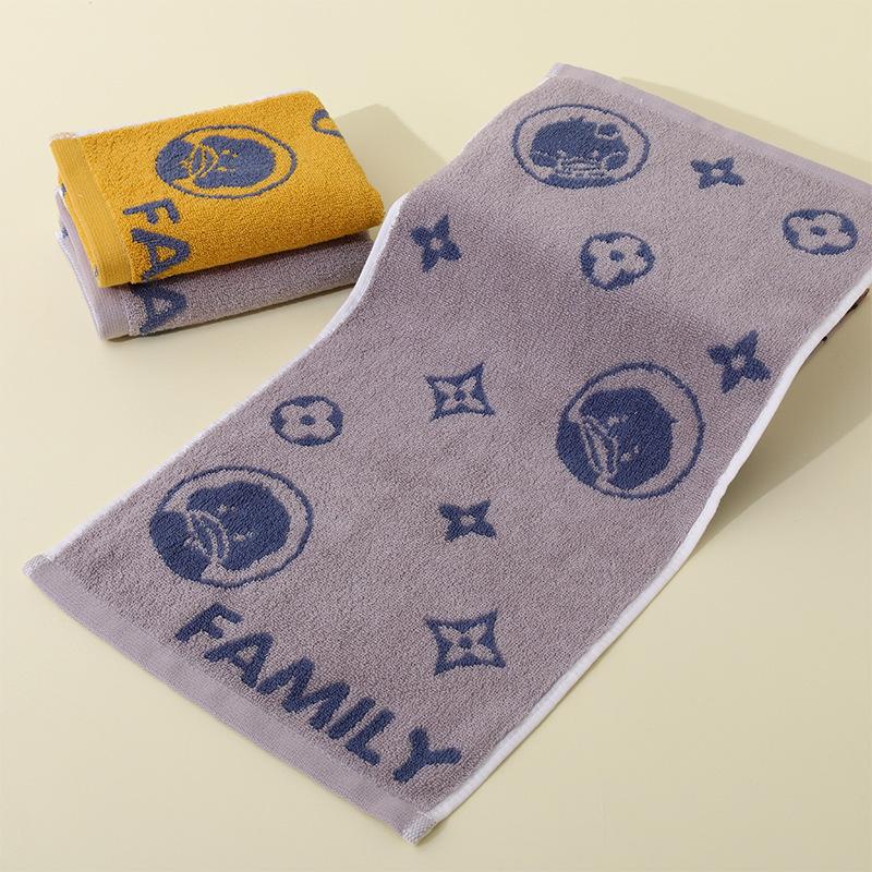 1 STK Håndkle Barnebomull A-klasse bomullsbomullshåndkle fortykket Absorberende Husholdningshåndkle Vask Ansiktshåndkle Absorberende håndklær til flerbruksbruk