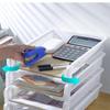 1/3Pcs Detachable Plastic Office File Folder Stand Multi-Layer Desktop Storage Ra Desk Organizer Box Document Holder