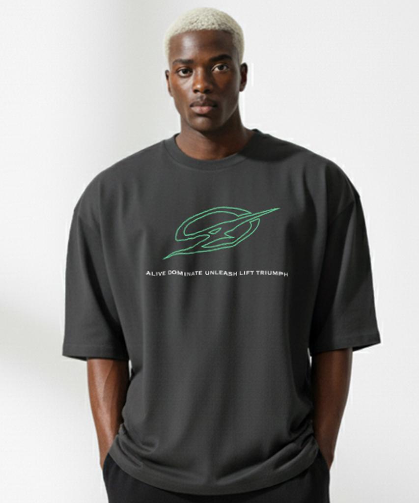 Eodeolteuonli Slogan Big Logo Oversized Short Sleeve (2 Colors)