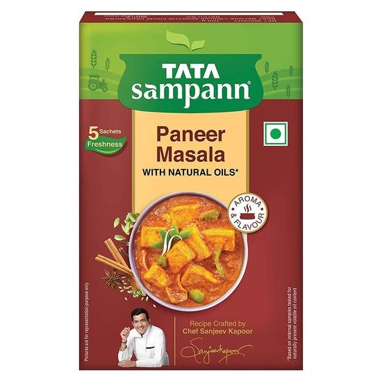 TATA Sampann Unpolished Kali Masoor Dal, 1 Kg & Tata Sampann Paneer Masala with Natural Oils, Crafted by Chef Sanjeev Kapoor, 100g