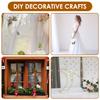 10pcs Metal Floral Hoop 25cm Moon Shape Flower Centerpiece Metal Hoop Ramadan Decor Flower Hoop for Wedding Dream Catcher