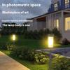 LED Solar Lawn Light Rainproof Tungsten Landscape Lamps Garden Ambience Decoration Outdoor Lighting Path Yard Patio Floor Lamp