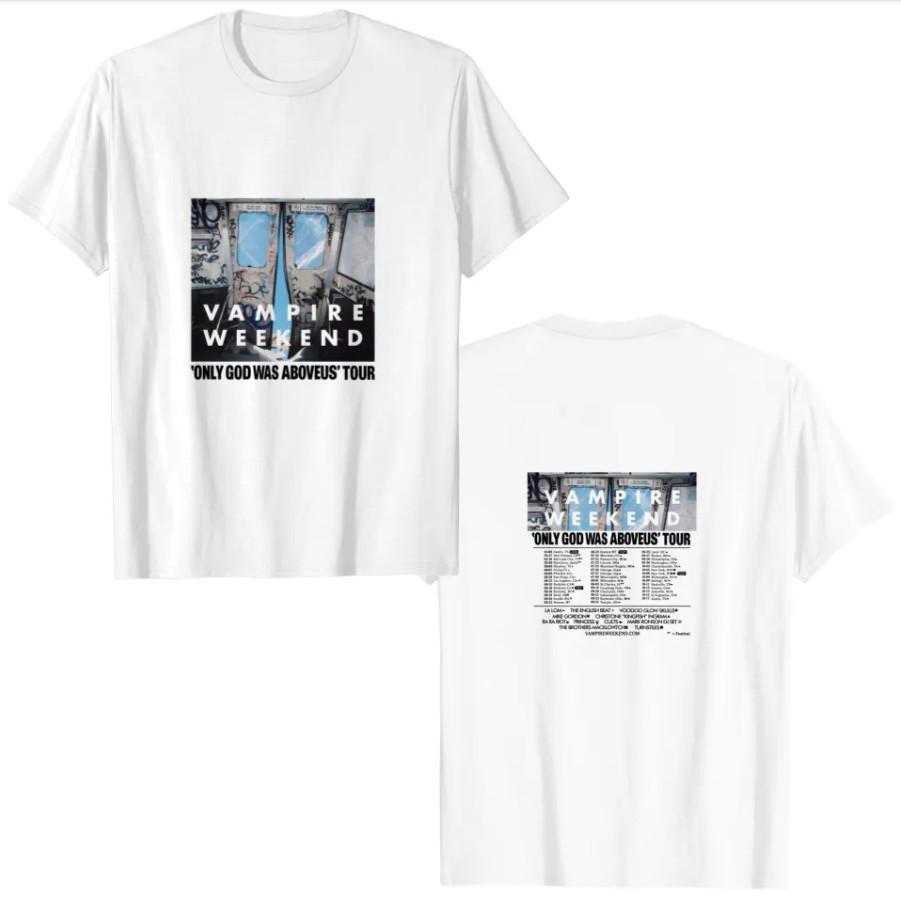 

Vampire Weekend 2024 Tour Shirt – Double Sided Indie Rock Tee Heavyweight Men’s 2XL