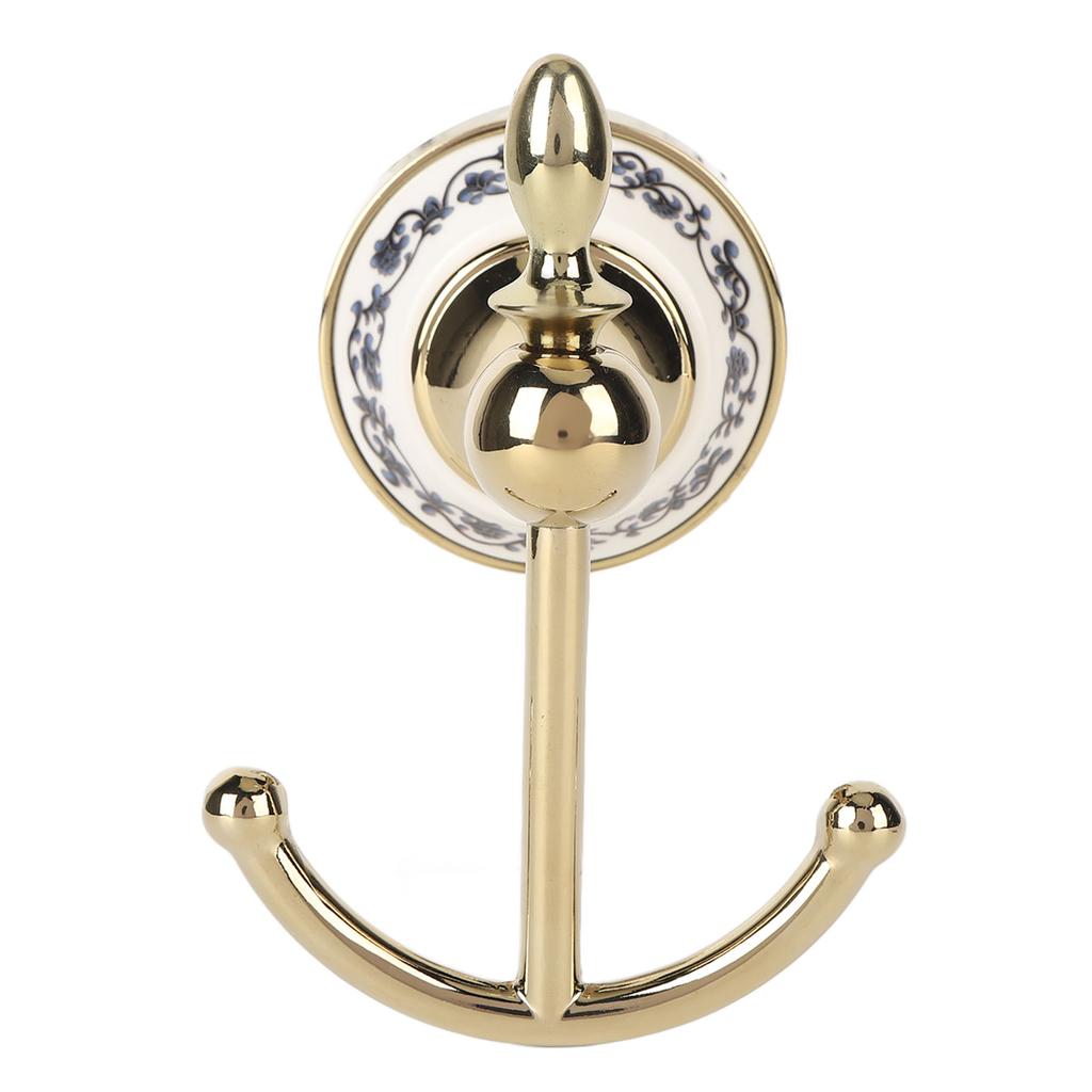 Decorative Wall Hook Multifunctional Space Saving Ceramic Zinc Alloy Wall Mounted Hanging Hook for
