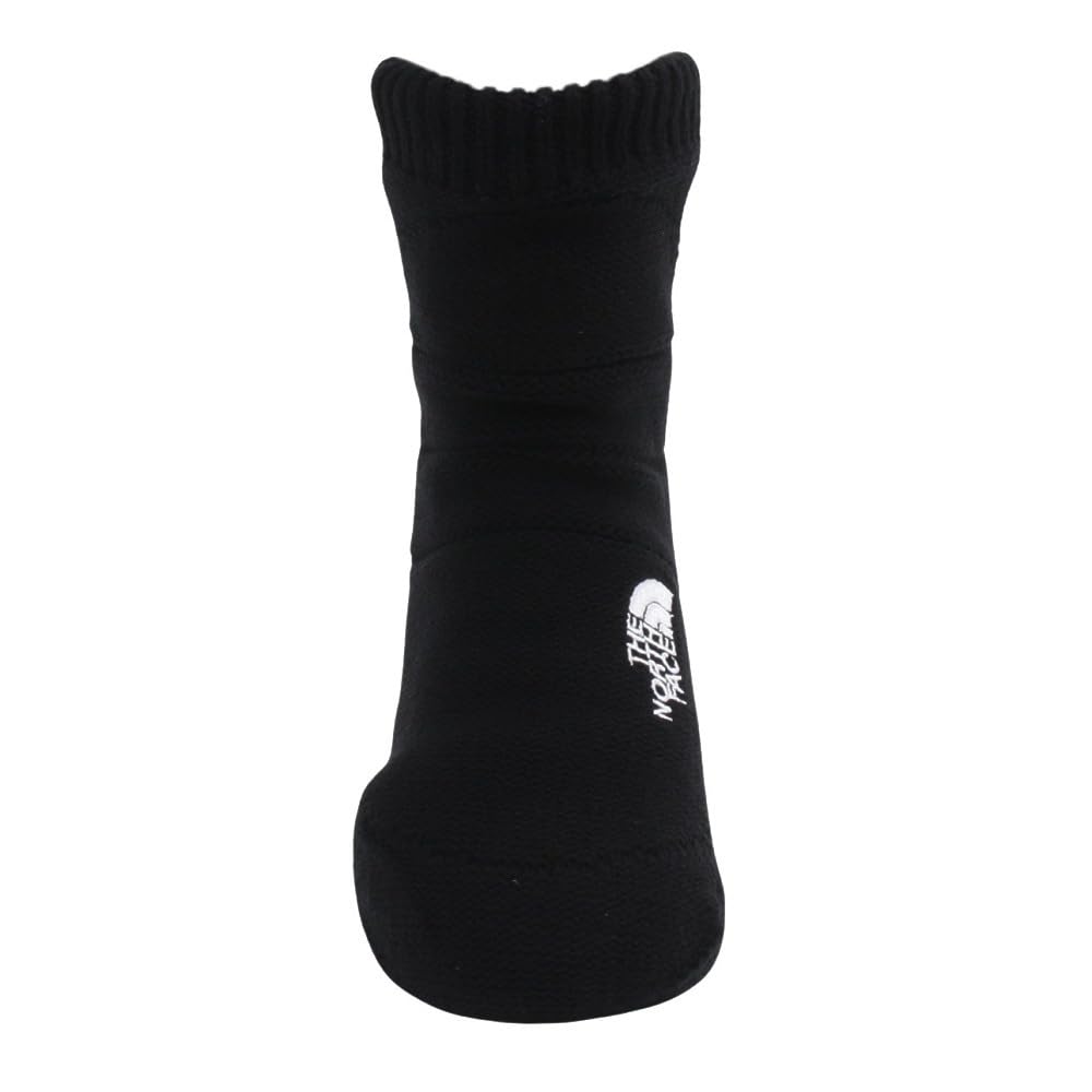 The North Face Nuptse Bootie Odor TNF Black JL Kids' Socks, Unisex, Non-Slip, Antibacterial, Resistant, Warm, Black/TNF