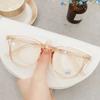 2023 Myopia Glasses Fashion Anti-Blue Glasses For Women And Men Popular Big Square Glasses College Students Nearsighted Oculos