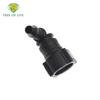 Car Fuel Line Hose Coupler 9.49mm/ID6 Pipe Coupler Quick Disconnect Release Connector Rubber Nylon Oil Hose Fitting Suitable