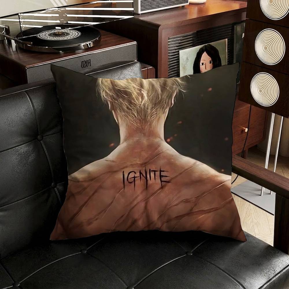 Aaron Warner SShatter Me Pillow Case Antidustmite Pillowcase Invisible zipper silky short plush Sofa cushion cover