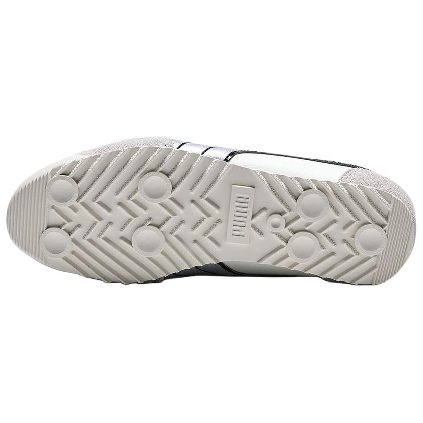 Puma Arizona Series Duo Lace Shimmery Comfortable Soft Low Top Lifestyle Shoes Unisex sneakers White 40994001