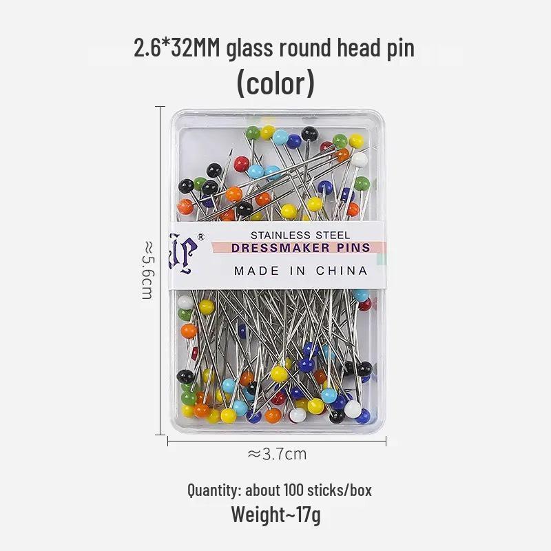 Pearl Head Quilting Pins for Dressmaking and Crafts