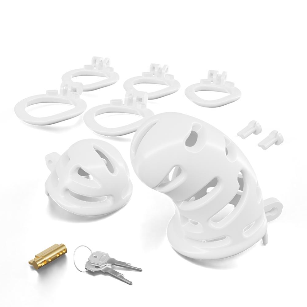 Chastity Cage Male Sex Toy Penis Restraint Set Male Penis Erection Control Device Male Chastity Lock Transgender Disguise