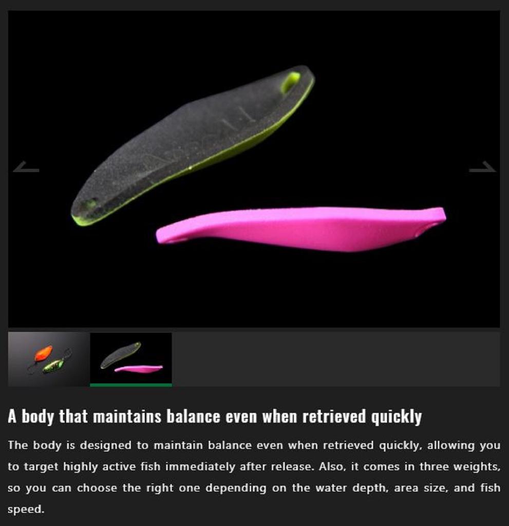 Jackall Timon Apeed Trout Spoon 2.7 grams 221 Itokatu Gre Meta Prg (4425)