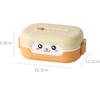 700ml Cartoon Children Bento Lunch Boxes Leak-proof Food Container With Compartments (without