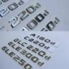 YTW1  3D Letter Car Sticker Modified Tail Trunk Emblem Badge for Mercedes Benz G Class G55 G63 G65 G200 G230 G300 G350 G400 G500 G550