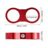 uxcell AN12 Car Hose Separator Clamp Fuel Line Connector Fuel Hose Red 3 Pieces Aluminum Alloy