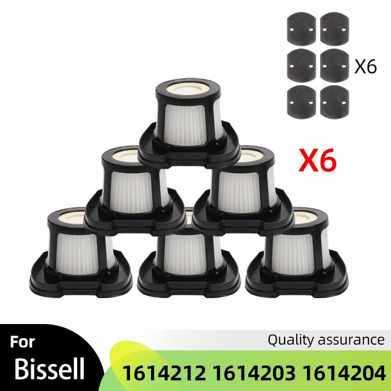 Фильтры для Bissell 2390 2390A 2389 Pet Hair Eraser Cordless Pet Hand Vacuums Деталь 614212 1614203 1614204