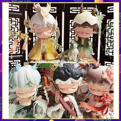 New Ethnic Style Black Play Mimi Fenghua Record Blind Box - Handmade Fashion Doll For Workstation Decoration