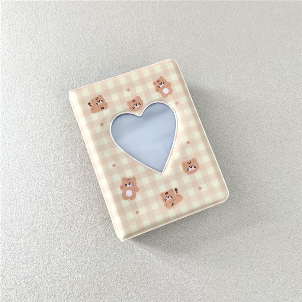 Cute 3-Inch Tiger Cat Bear Polaroid Mini Album - Starry Idol Card Holder Storage